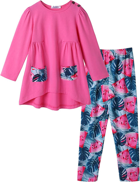 Arshiner Little Girls Unicorn Clothing Sets Long Sleeve Tops Pants