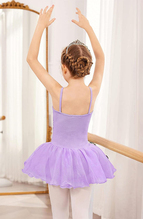 Arshiner Girls Camisole Ballet Leotards Sparkly Dance Dress