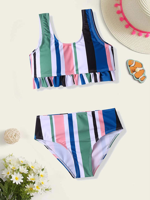 Arshiner Girls Bikini Beach Swimwear 2 Piece Swimsuits