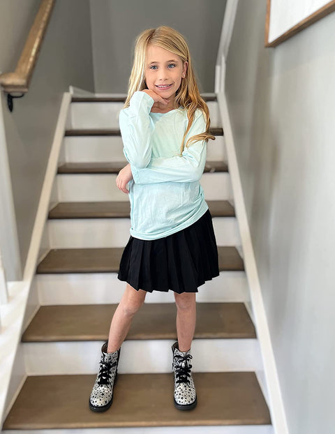 Arshiner Kids 3 Pack Long Sleeve Tees Girls Tees 3pcs Shirts