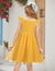 Arshiner Girls Swiss Dot Dress Sleeveless Ruffle Trim Flowy Cute Girly Sundress for 4-13 Years