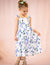 Arshiner Girls Summer Sleeveless Dress Causal Ruffle Sundress Tiered Twirl Dress for 4-13Y