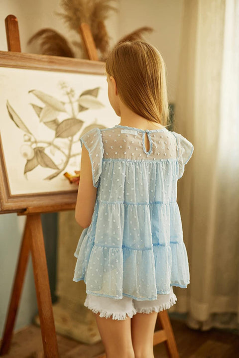 Arshiner Girls' Tunic Tops Summer Casual Blouses