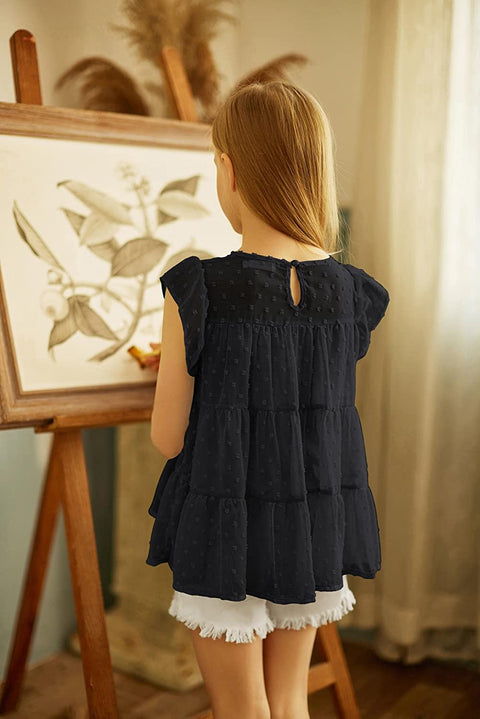Arshiner Girls' Tunic Tops Summer Casual Blouses