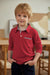 Arshiner Boy's Long Sleeve Plaid Trim Polo Shirt with Pocket for 4-12 Years