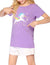 Arshiner Kids Casual 3 Pack Short Sleeve Tops Tees Girls Tees 3pcs Shirts