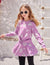 Arshiner Girls Skirt Set Casual Long Sleeve Cute Heart Print Twist Front Tops and Pant Skirts Fall Trendy 2 Piece Outfits