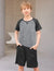 Arshiner 2 Pack Boys' Active Performance Raglan Shirts Short Sleeve Tee Shirt