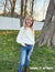 Arshiner Kid Girls Crew Neck Lantern Sleeve Sweater Cute Jumper Top Pullover Outwear 5-13Years