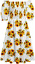 Arshiner Girls Summer Dress Short Puff Sleeve Floral Printed Casual Dresses for 4-13 Years
