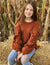 Arshiner Girls Long Lantern Sleeve Sweaters Crew Neck Knit Pullover Jumper Top