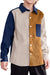 Arshiner Boys Corduroy Button Down Shirts Long Sleeve Retro Shacket Jacket Top