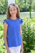 Arshiner Kid Girls Shirts Cap Sleeve Plain Ruffle Tank Tops Summer Blouse Tee