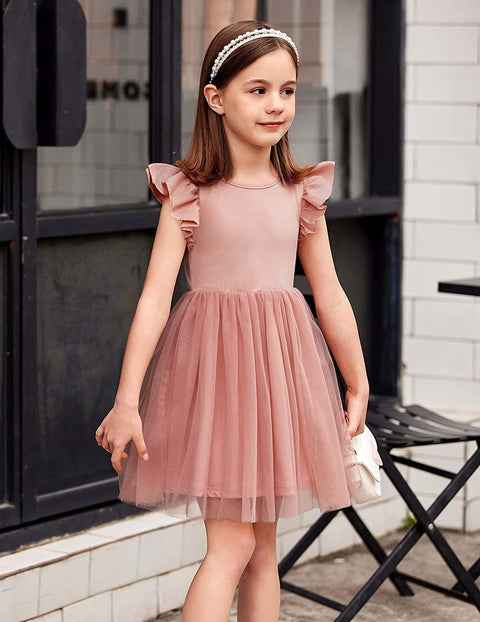 Arshiner Toddler Tutu Dress Little Girls Fluffy Summer Dresses