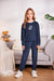 Arshiner Girls 2 Piece Outfits Kids Velour Sweatshirts & Sweatpants Casual Clothing Sets