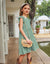 Arshiner Girl's Summer Dresses Ruffle Sleeve Tiered Swing Midi Casual Sundress with Pockets