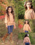Arshiner Girls Puff Long Sleeve Sweaters Crewneck Lace Polka Dot Casual Knit Tops Pullover Jumper Outwear for Kids