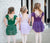 Arshiner Girls Shiny Ruffle Sleeve Ballet Leotard with Skirt Criss-Cross Back Dance Dresses
