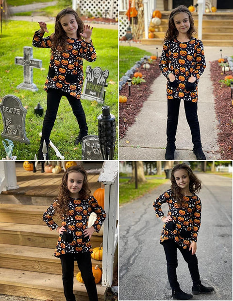 Arshiner Little Girls Unicorn Clothing Sets Long Sleeve Tops Pants