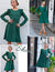 Arshiner Girls Long Sleeve Dress Casual Fall Dress A Line Belted Midi Dress with Pockets for Kids 5-14Y