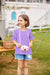 Arshiner Girls T-Shirt Kids Casual Tunic Tops Lace Short Sleeve Loose Soft Blouse
