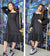 Arshiner Girls Trendy Long Sleeve Ruffle Hem Elastic Waist Cute Elegant Midi Dresses 6-13 Years