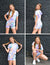 Arshiner Girls Tie Dye Two Piece Outfit Short Sleeve Pullover Crop Tops and Short Pants Sweatsuits Tracksuits