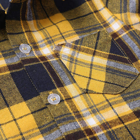 Arshiner Toddler Boys Girls Long Sleeve Plaid Shirt