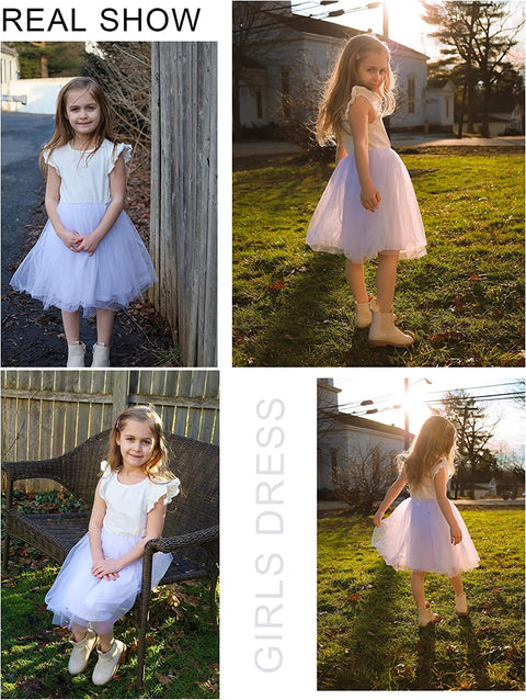 Arshiner Toddler Tutu Dress Little Girls Fluffy Summer Dresses